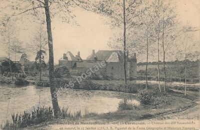 Carte postale ancienne Chateau des Ruaudieres — Cormenon (Loir-et-Cher)