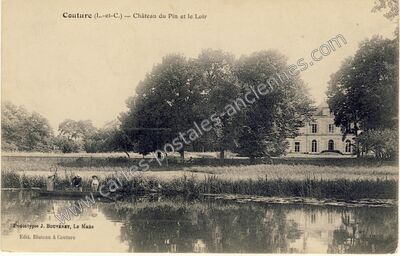 Carte postale ancienne Couture — Couture-sur-Loir (Loir-et-Cher)