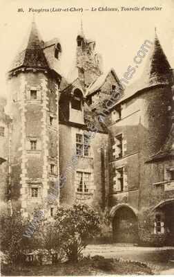 Carte postale ancienne Fougeres — Fougères-sur-Bièvre (Loir-et-Cher)