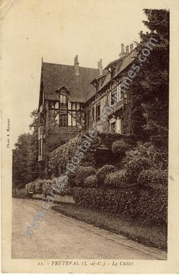 Carte postale ancienne Le Châlet — Fréteval (Loir-et-Cher)