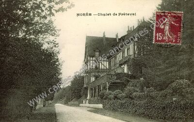 Carte postale ancienne Chalet de Fréteval — Morée (Loir-et-Cher)
