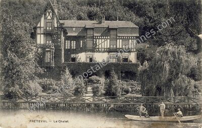 Carte postale ancienne Le Chalet — Fréteval (Loir-et-Cher)