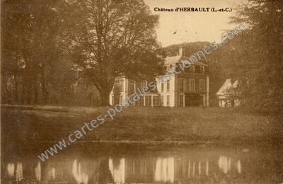 Carte postale ancienne Château d'HERBAULT — Herbault (Loir-et-Cher)