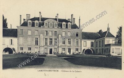Carte postale ancienne Château de la Colonie — Lamotte-Beuvron (Loir-et-Cher)