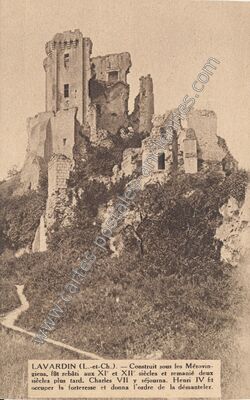Carte postale ancienne Chateau de Lavardin — Lavardin (Loir-et-Cher)