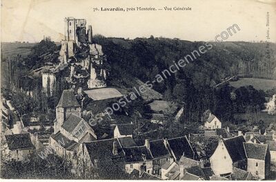 Carte postale ancienne Près Montoire — Lavardin (Loir-et-Cher)
