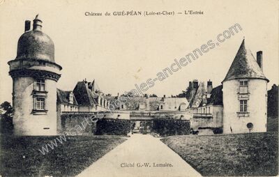 Carte postale ancienne Gue Pean — Lisle (Loir-et-Cher)