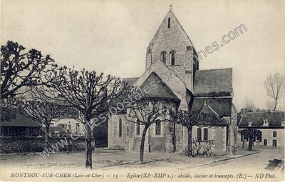 Carte postale ancienne Monthou sur Cher — Monthou-sur-Cher (Loir-et-Cher)