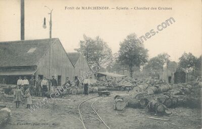Carte postale ancienne Foret de Marchenoir — Marchenoir (Loir-et-Cher)