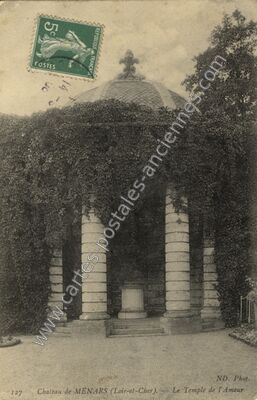 Carte postale ancienne Chateau de Menars — Menars (Loir-et-Cher)