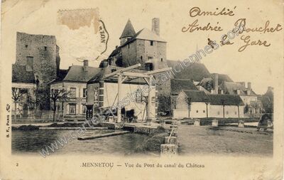 Carte postale ancienne Mennetou — Mennetou-sur-Cher (Loir-et-Cher)