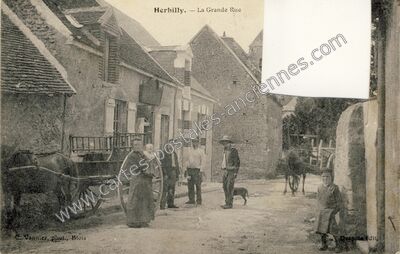 Carte postale ancienne Herbilly — Mer (Loir-et-Cher)