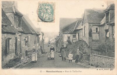 Carte postale ancienne Rue de Taille-Fer — Mondoubleau (Loir-et-Cher)