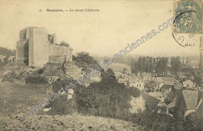 Carte postale ancienne Montoire Cha — Montoire-sur-le-Loir (Loir-et-Cher)