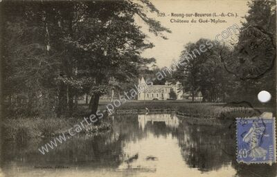 Carte postale ancienne Chateau du Gue Mulon — Neung-sur-Beuvron (Loir-et-Cher)