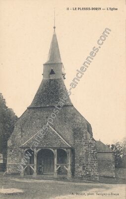 Carte postale ancienne L'Eglise — Le Plessis-Dorin (Loir-et-Cher)