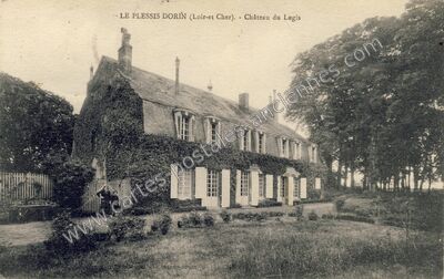 Carte postale ancienne Château du Logis — Le Plessis-Dorin (Loir-et-Cher)