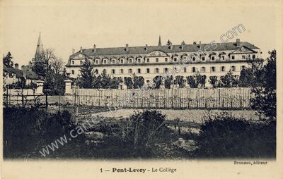 Carte postale ancienne Pont Levoy Ec — Pontlevoy (Loir-et-Cher)