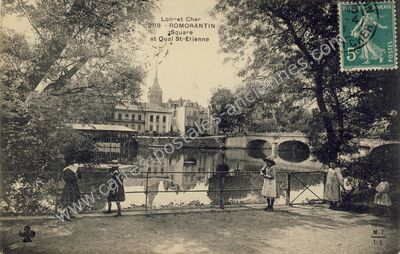 Carte postale ancienne Romorantin — Romorantin-Lanthenay (Loir-et-Cher)
