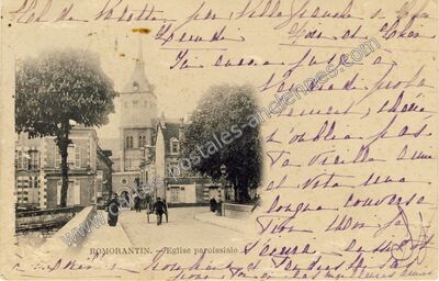Carte postale ancienne Romorantin — Romorantin-Lanthenay (Loir-et-Cher)