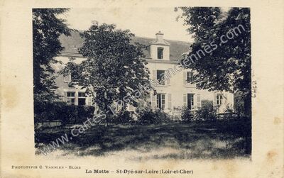 Carte postale ancienne La Motte — Saint-Dyé-sur-Loire (Loir-et-Cher)