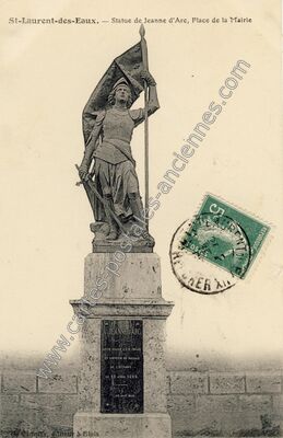 Carte postale ancienne St Laurent des Eaux — Saint-Laurent-Nouan (Loir-et-Cher)