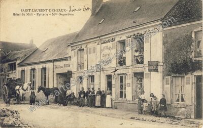 Carte postale ancienne St Laurent des Eaux — Saint-Laurent-Nouan (Loir-et-Cher)