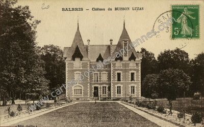 Carte postale ancienne Buisson Luzas — Salbris (Loir-et-Cher)