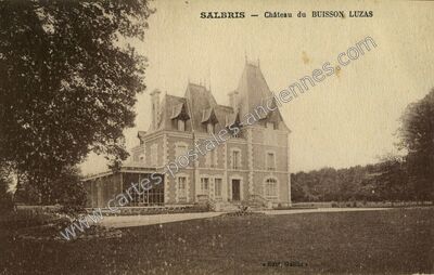 Carte postale ancienne Buisson Luzas — Salbris (Loir-et-Cher)