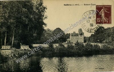 Carte postale ancienne Buisson Luzas — Salbris (Loir-et-Cher)