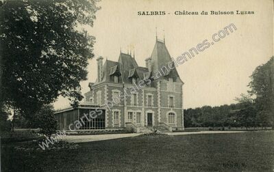 Carte postale ancienne Buisson Luzas — Salbris (Loir-et-Cher)
