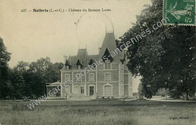 Carte postale ancienne Buisson Luzas — Salbris (Loir-et-Cher)