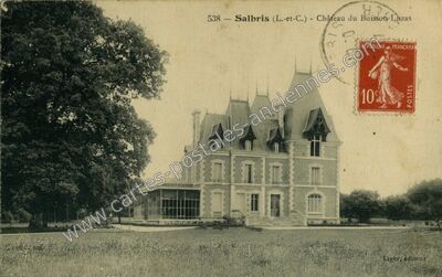 Carte postale ancienne Buisson Luzas — Salbris (Loir-et-Cher)