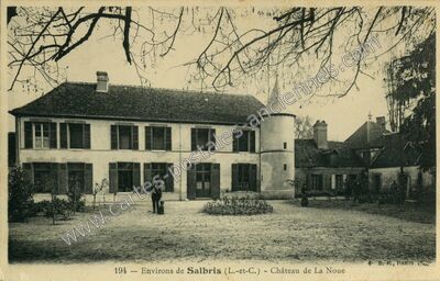 Carte postale ancienne Chateau de La Noue — Salbris (Loir-et-Cher)