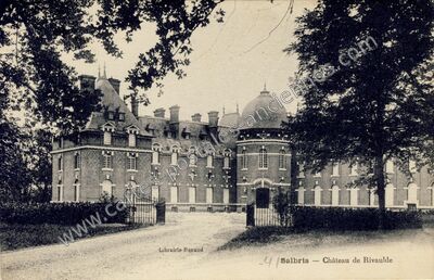 Carte postale ancienne Chateau de la Rivaulde — Salbris (Loir-et-Cher)