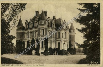 Carte postale ancienne Chateau de La Sauldre — Salbris (Loir-et-Cher)