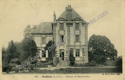 Carte postale ancienne Chateau de Montboulan — Salbris (Loir-et-Cher)