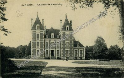 Carte postale ancienne Chateau de Remarday — Salbris (Loir-et-Cher)