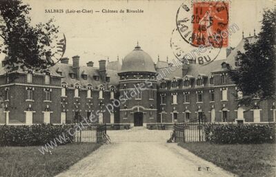 Carte postale ancienne Chateau de Rivaulde — Salbris (Loir-et-Cher)