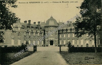 Carte postale ancienne Chateau de Rivaulde — Salbris (Loir-et-Cher)