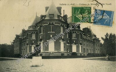 Carte postale ancienne Chateau de Rivaulde — Salbris (Loir-et-Cher)