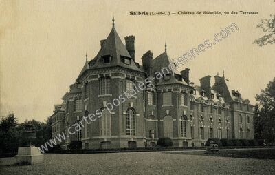 Carte postale ancienne Chateau de Rivaulde — Salbris (Loir-et-Cher)