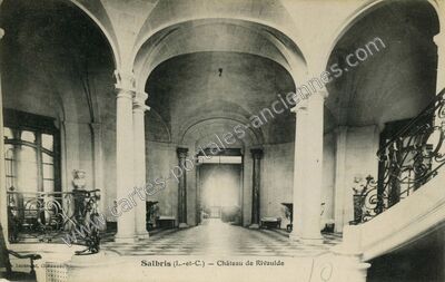 Carte postale ancienne Chateau de Rivaulde — Salbris (Loir-et-Cher)