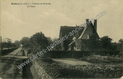 Carte postale ancienne Chateau de Rivaulde — Salbris (Loir-et-Cher)