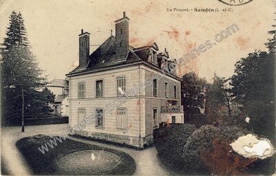 Carte postale ancienne Le Prieuré — Sambin (Loir-et-Cher)