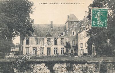 Carte postale ancienne Chateau des Radrets — Sargé-sur-Braye (Loir-et-Cher)