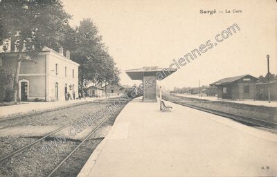 Carte postale ancienne Sarge — Sargé-sur-Braye (Loir-et-Cher)