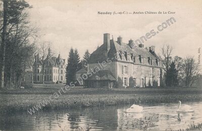 Carte postale ancienne Ancien Château de La Cour — Souday (Loir-et-Cher)