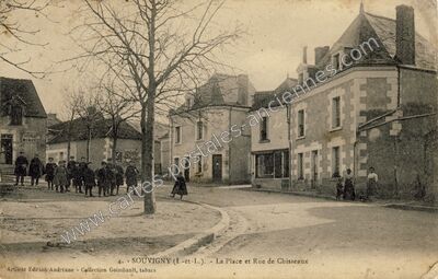 Carte postale ancienne Souvigny — Souvigny-en-Sologne (Loir-et-Cher)