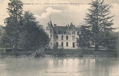 Carte postale ancienne Chateau de la Fredonniere — Le Temple (Loir-et-Cher)